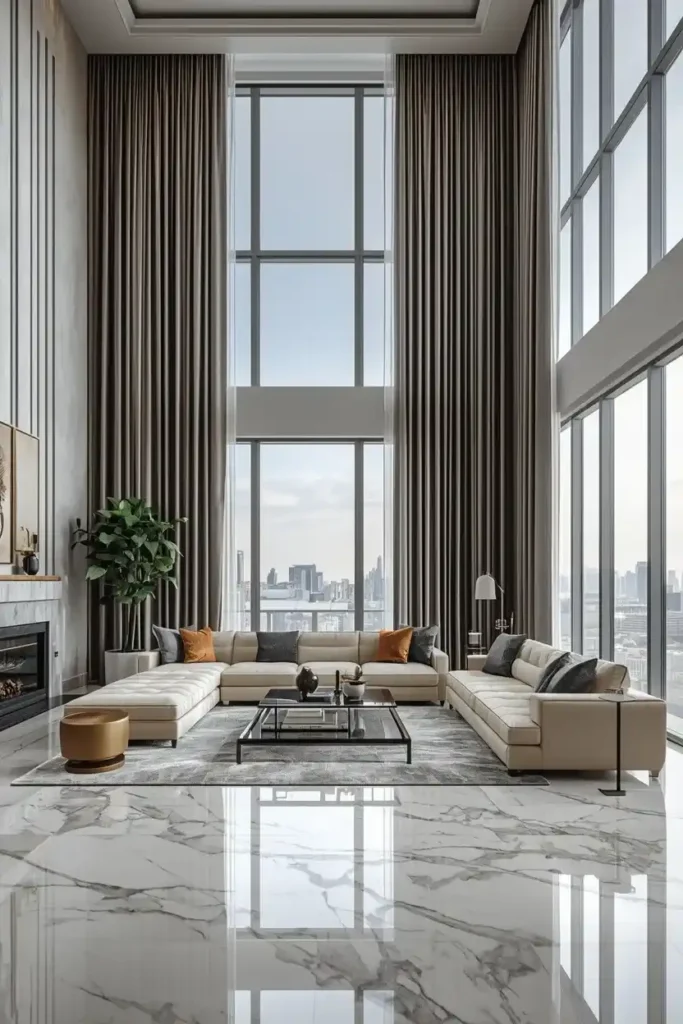 Floor-to-Ceiling Curtains