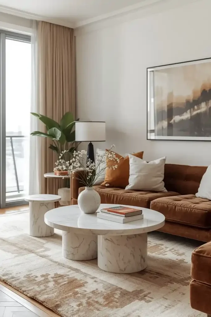 Marble or Stone Center Tables