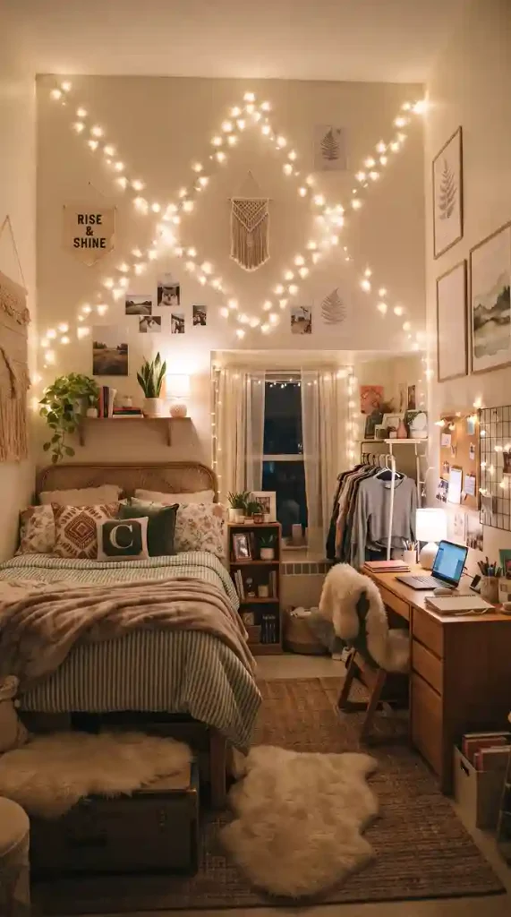 Add String Lights in a Pattern
