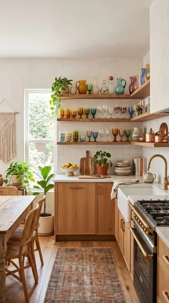 Add Vintage Glassware Displays
