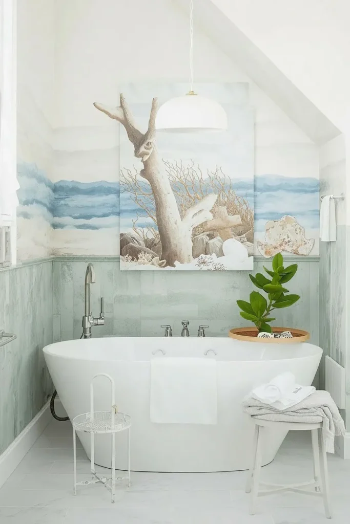 Add a Coastal-Inspired Accent Wall