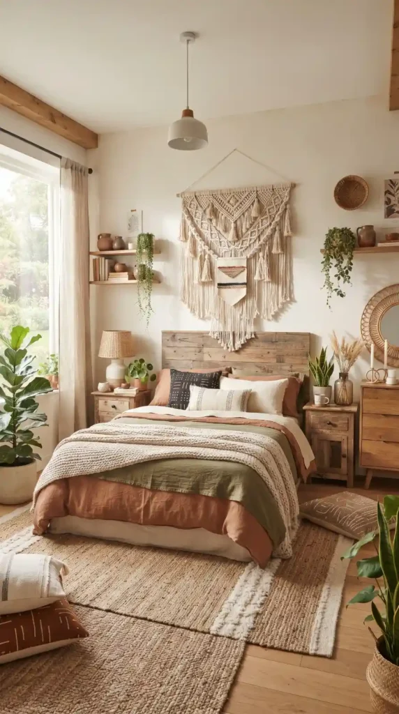 Add a Macrame or Woven Wall Hanging