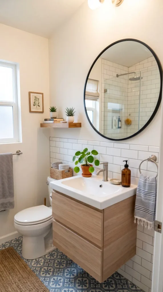 Add a Small Plant or Faux Greenery