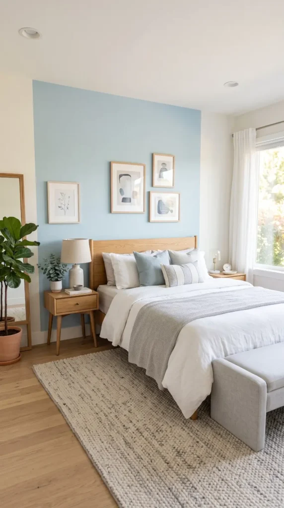 Airy Light Blue Wall