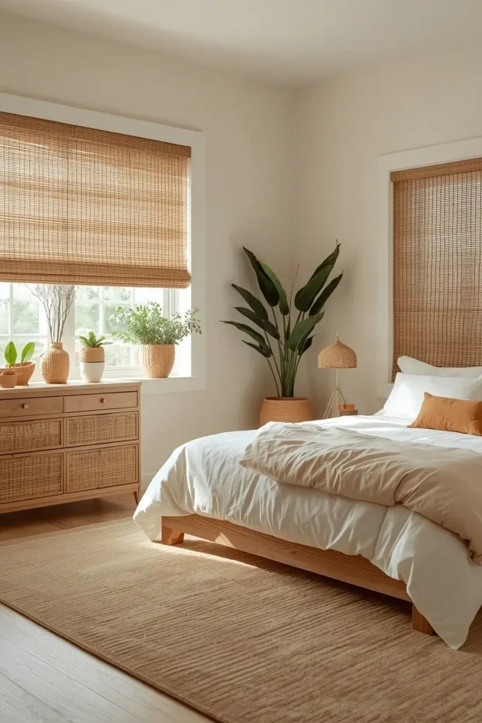Bring In Bamboo or Woven Window Blinds