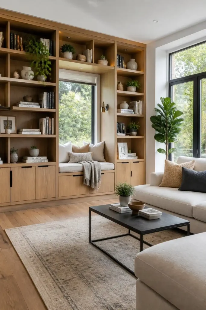 Built-In Shelving and Nooks