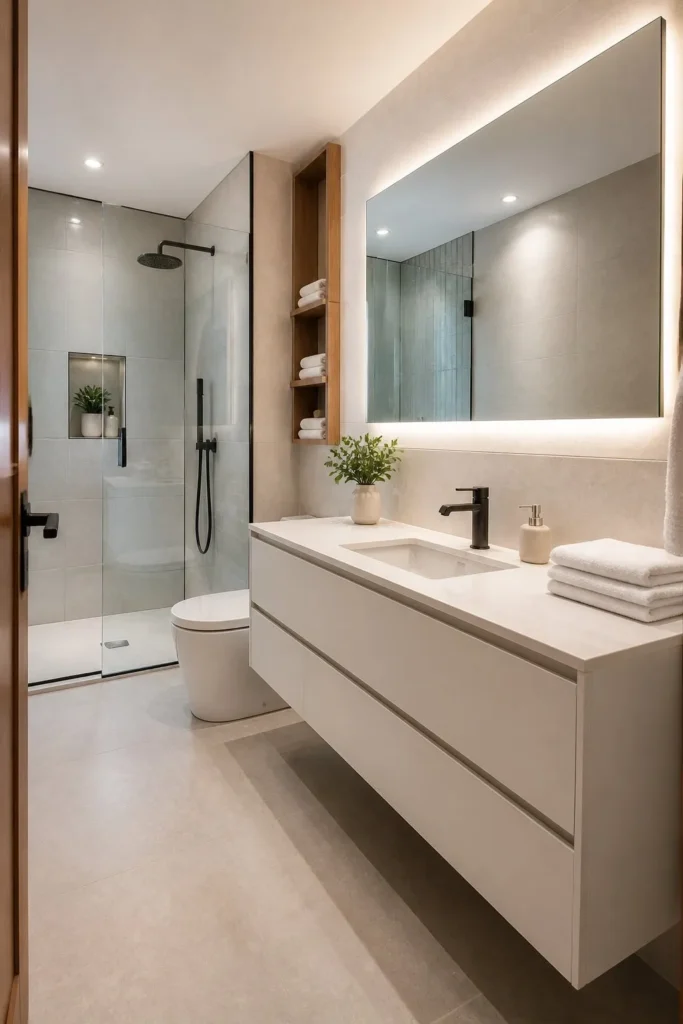 Choose a Wall-Mounted or Floating Vanity