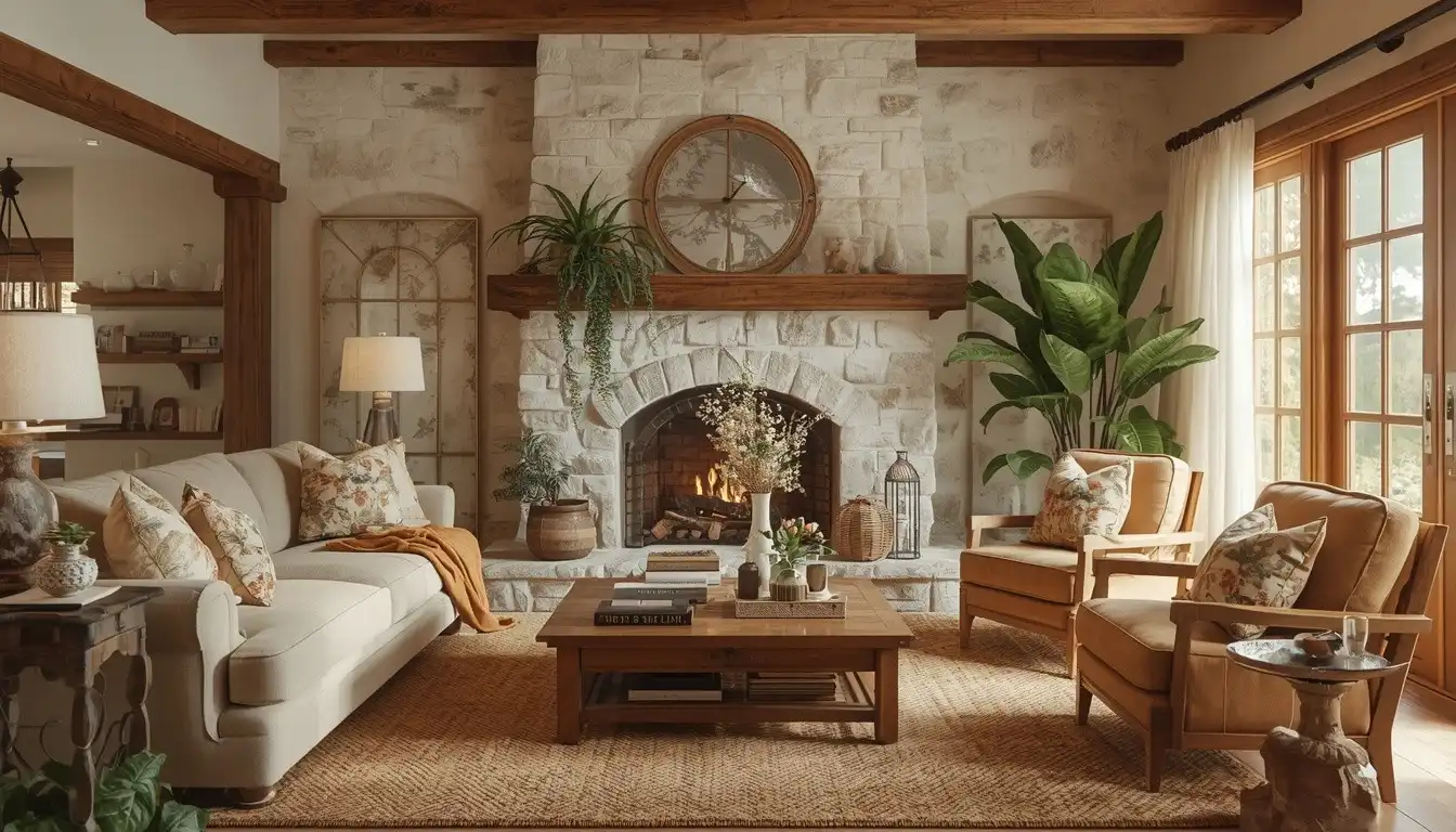 CottageCoreLivingRoomIdeas