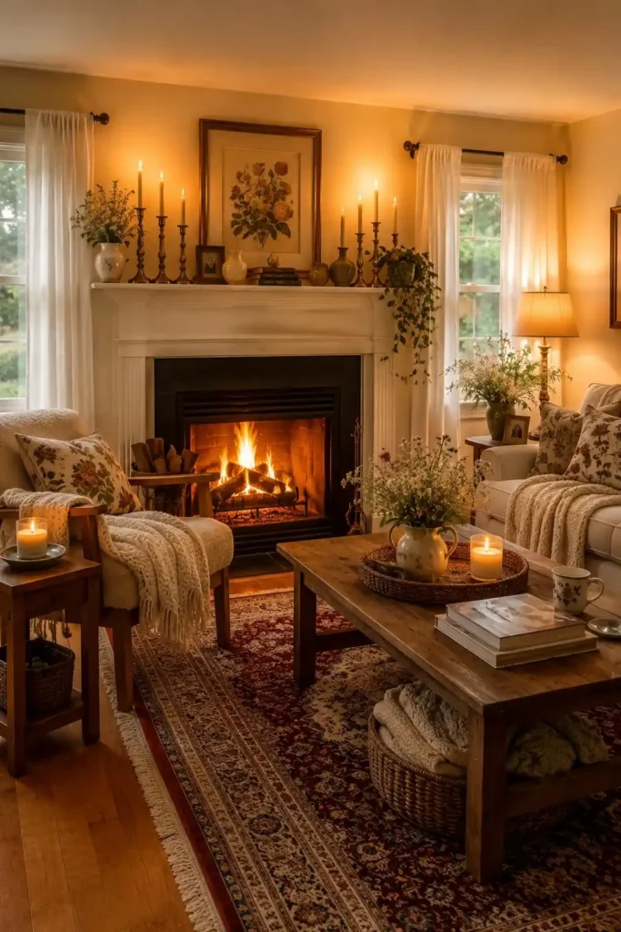 Create a Cozy Fireplace Focal Point
