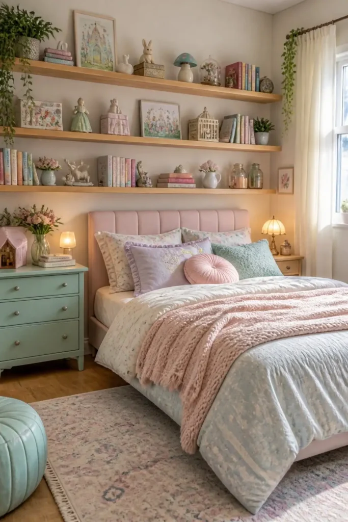 Display Books and Trinkets on Open Shelves