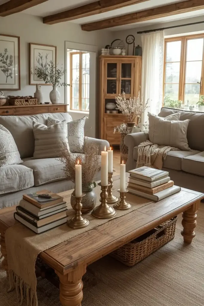 Display Brass Candlesticks