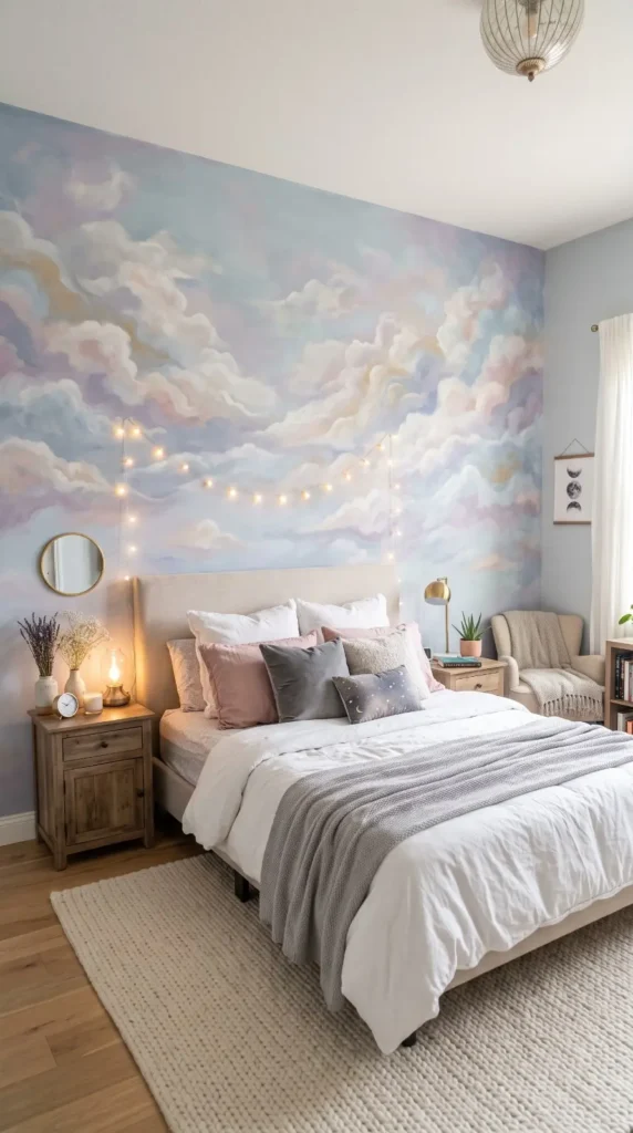 Dreamy Cloud Mural