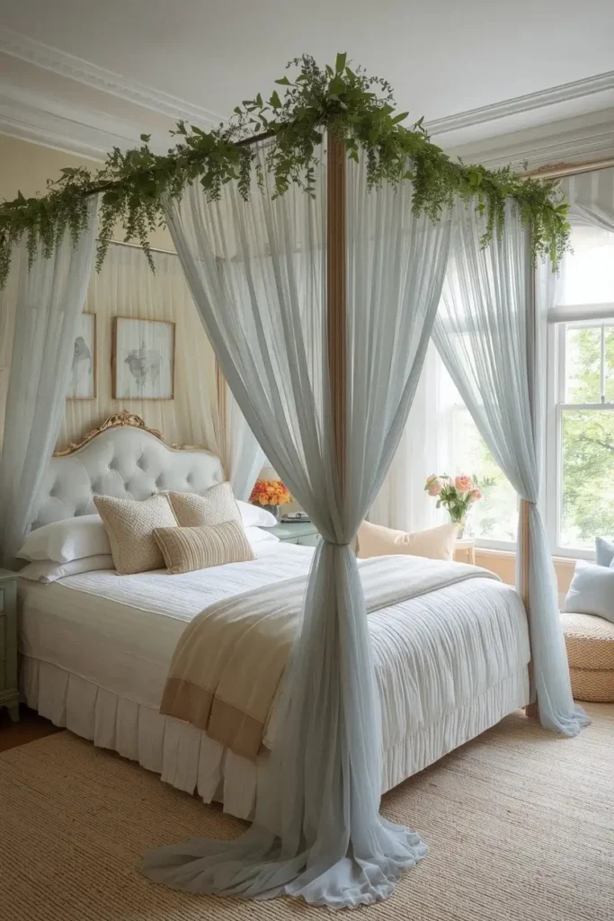 Hang a Canopy Over the Bed