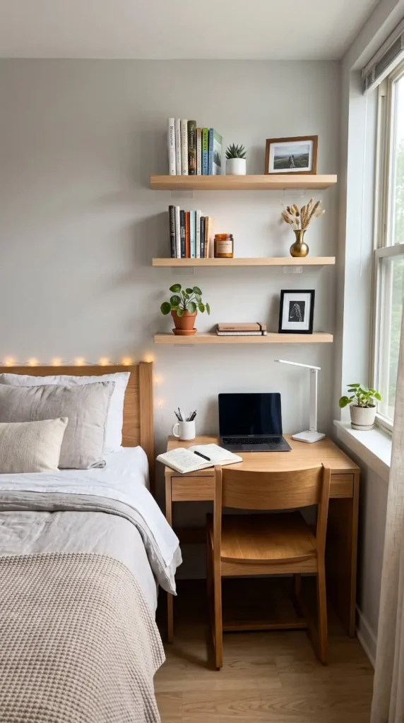 Install Floating Shelves With Adhesive Strips
