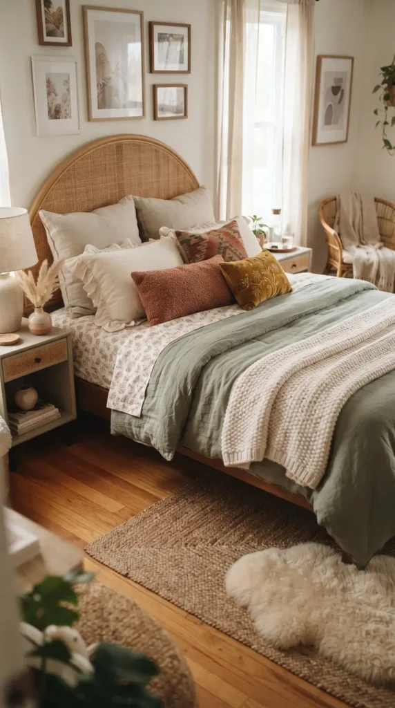 Layered, Textured Bedding