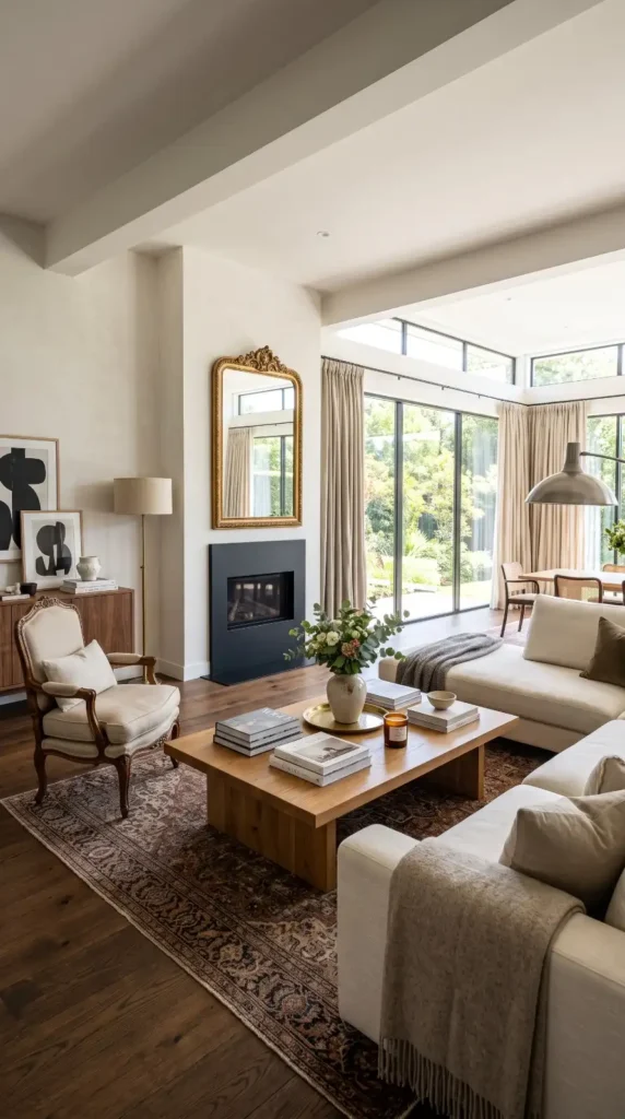 Mix Antique and Modern Decor