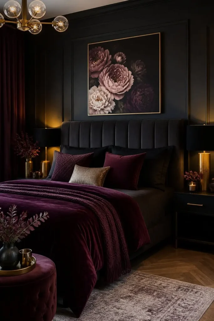 Start With a Deep, Moody Wall Color