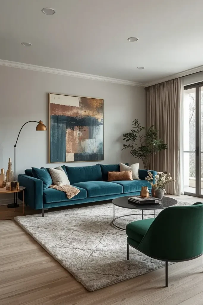 Statement Sofas in Bold Colors