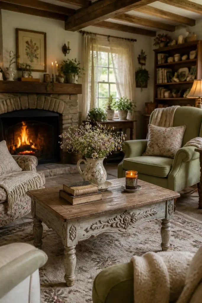 Style a Vintage Coffee Table
