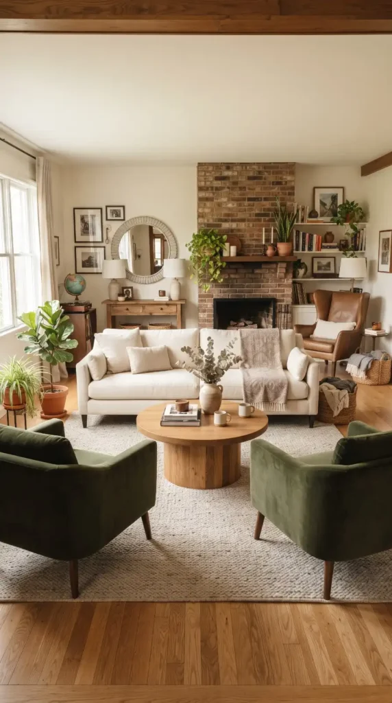 TV-Free Living Room Layout