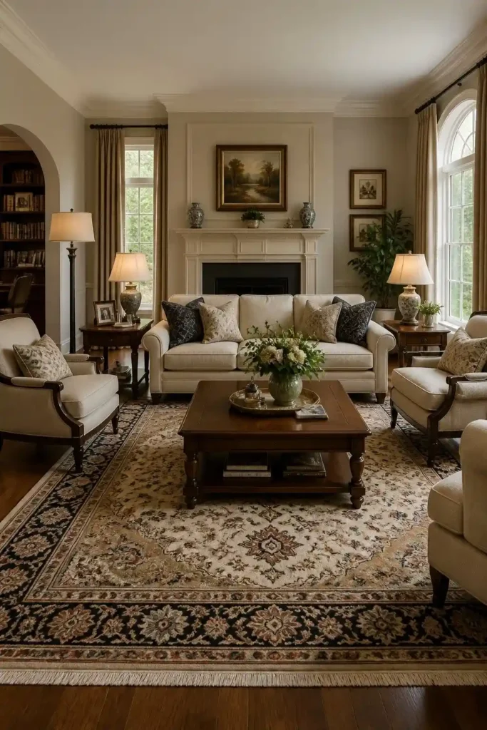 Traditional Living Room Layout