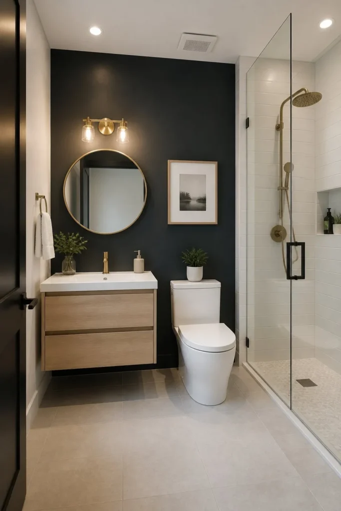 Try a Dark Accent Wall