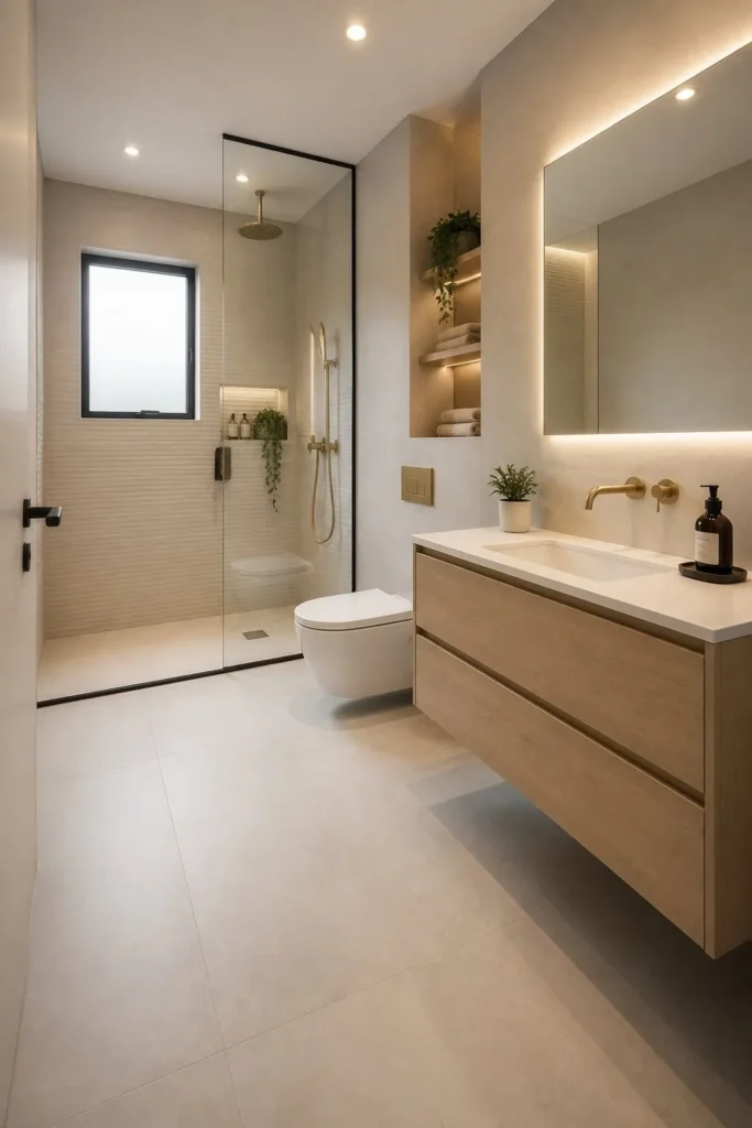 Use Large Format Floor Tiles
