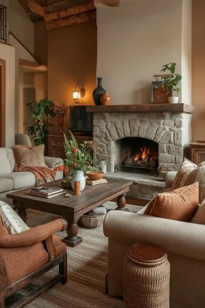 Use Warm Earth-Tone Colors