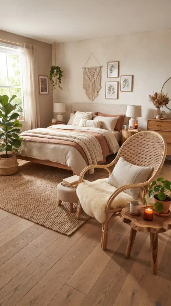 Use a Rattan or Wicker Accent Chair