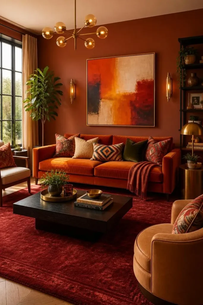 Warm, Bold Colors Take Center Stage