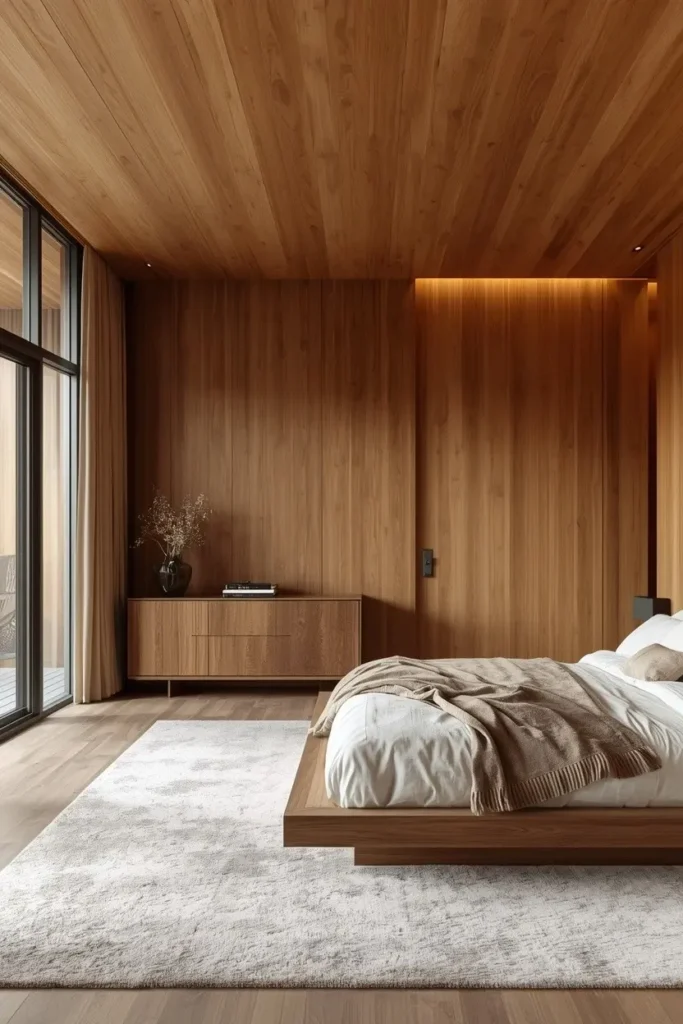 Warm Wood Tones Over Cool Wood